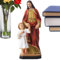 Chaies St. Joseph Figur,St. Joseph Statue Figur,8,4 Zoll katholische Heilige Figur | Stilvolle Heilige Figur, St. Josef trägt das Jesuskind als Dekoration, Schreibtischfiguren aus Kunstharz für das