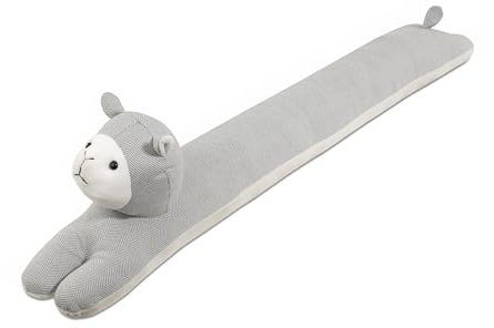 Zugluftstopper in Tierdesign, Windstopper, Zugbremse, Türdichtung, Bär, Katze oder Hund, 90 cm lang, 8 cm breit (Katze)