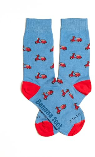Banana Feet Neuartige Socken für Männer und Frauen | Lustig und originell | Bestickte Baumwolle mit Retro- und modernen Designs