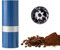 1Zpresso Q Air Manual Coffee Grinder-Blue, Mini Slim Travel Sized Fits in The Plunger, Stainless Steel Conical Burr, Numerical Adjustable Setting for Pour Over French Press Cold Brew