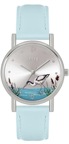 Tikkers RSPB Women's Blue Avocet Printed Dial Watch