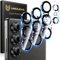 UniqueMe pour Samsung Galaxy S25 Ultra Protection Camera Objectif - Ultra HD Caméra Protection, 9H Dureté, Ultra Résistant Film Verre Trempé, Facile à Installer-3 Pièces