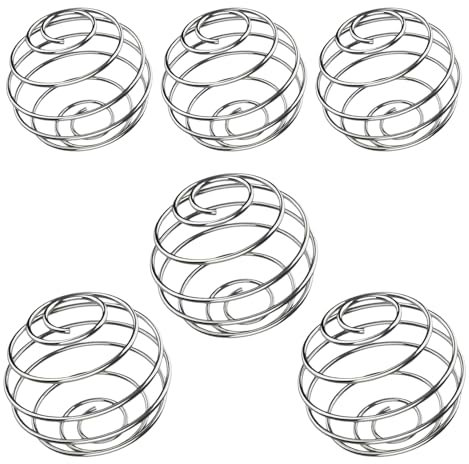 xianshi 6Pcs Stainless Steel Bottle Mixer Ball, Protein Shaker Ball, Wire Whisk Balls, Food Grade Blender Balls, Mixing Balls for Protein Shakes Formula