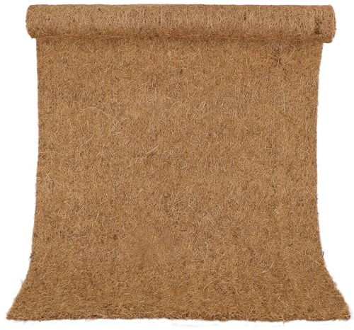 KOTARBAU® Kokosmatte Rolle 60 x 120 cm Pflanzen Kokosmatte Universalmatte für Pflanzen Kokosfasern Gartenarbeit Winterschutz Kokosmatten Kokosfasermatte Kälteschutzmatte Winterschutzmatte