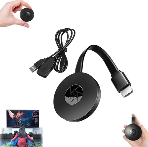 Seurico Magic TV Box, Accès à Tous Les canaux Gratuitement, Appareil de Diffusion en continu sans Fil, Appareil de Diffusion en continu TV, 4k WiFi Screen Mirroring Streaming for Smartphones (1pcs)