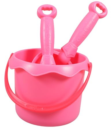 TOYANDONA 3pièces Kit De Jardinage pour Garçon Fille avec Pelle Râteau Et Seau Outils De Jardinage Idéaux pour Planter des Fleurs Et Jouer Le Sable Couleur Rose