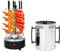 Elektro Dönergrill 1000W, Vertikaler Drehspießgrill mit 6 Fettauffangschale, 6 Dönerspieß, Kebab Maker, Drehspieß Grill für Döner, Gyros, Shawarma