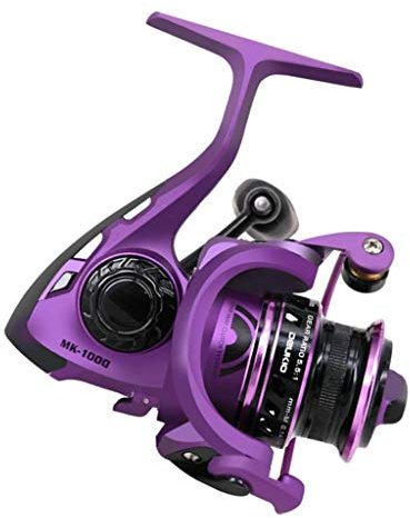 Gcljlmy Angeln Spule Karpfenrolle Angelrolle Spinnrolle mit 5 + 1BB Kugellager, Lila