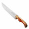 Laguiole - Couteau de chef oiseau 20 cm avec manche en olivier - Rouge