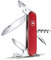 Victorinox Spartan Swiss Army Knife, Camping Pocket Knives, Medium, Multi Tool, 12 Functions, Blade, Bottle Opener, Red