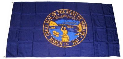 Fahne / Flagge USA Nebraska NEU 90 x 150 cm Flaggen