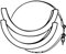 Dometic 385310048 Band und Klammer Set für 140er Serie WC - Knochen