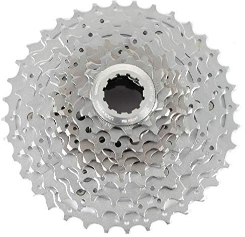SHIMANO CS-M771 XT Fahrradkassette (10-Gang, 11/36T, Silber)