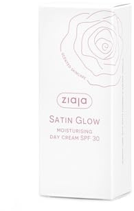 Ziaja Satin Glow Feuchtigkeitsspendende Tagescreme mit LSF 30, 50 ml