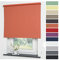 Liedeco® Rollo, Fenster Rollo, Kettenzug-Rollo / 182 x 180 cm (Breite x Höhe), Terracotta/Verdunkelnd, Abdunkelnd, Blickdicht/viele Farben Größen Typen/Breiten 60-200 cm