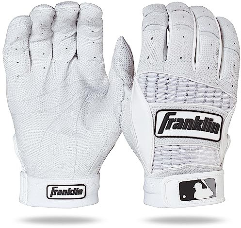 (XX-Large, Pearl/White) - Franklin Sports Neo Classic Series Batting Gloves