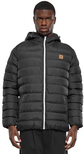 Urban Classics Basic Bubble Jacket Homme, Noir (Blkblkblkblk), L