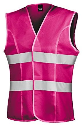 Result Damen R334f Gut sichtbarer Reiter, Fluoreszierendes Pink, M