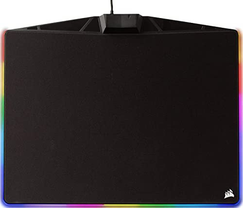 Corsair MM800C RGB Polaris Tapis de Souris Gaming (Moyen, 15 Zones RGB, Tissu) Noir