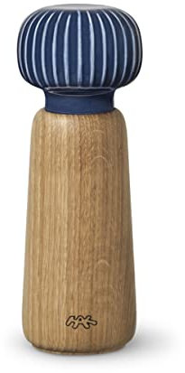 Kähler Mühle H18 cm Hammershøi handlich dänisches Design Gewürzmühle, indigo