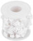 Hilitand Rose Kunstperlen, Garland String DIY, Hochzeitsdekoration, Kunstkristall, Perlen, 10 m Rolle, 3 mm (weiß)