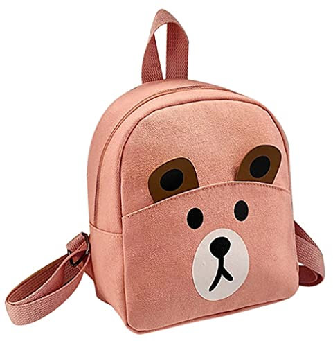X-Labor Bär Kinderrucksack mit Brustgurt Antiverlust Sicherheitsgurt mit Leine 1-3 Jahr Babyrucksack Kleinkinder Mädchen Jungen rosa