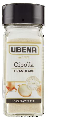 UBENA, Cipolla Granulare, Ideale per Soffritti, Insaporire per Sughi, Salse e Piatti Salati, Formato Vasetto da 47 gr