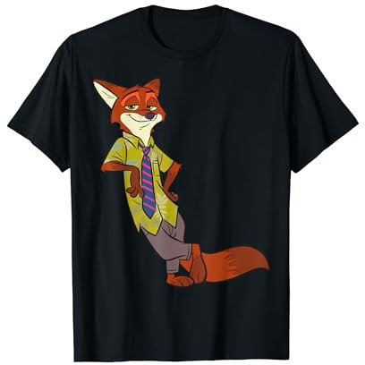 Disney Zootopia Cool Fox Nick Wilde Leaning T-Shirt