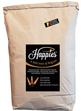 Happies Mélange à pâtisserie pour de délicieuses gaufres sucettes, mix de pâte pour gaufres Lollipop , facile à préparer (10)