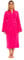 CICK Towelling Bath Robe Premium Quality Bathrobes for Women Highly Absorbent 100% Cotton Shawl Design for Men & Women for Loungewear and Gifts (UK, Alpha, L, XL, Regular, Regular, Fuchsia)