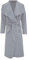 Pretty Attitude Women's Belted Duster Jacket Drape Long Coat Ladies Waterfall Italian Trench (Light grey, 16)
