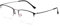 DAUCO Titan Metall Frame Brille Retro Halbrand Brillengestell Ultraleichte Brille Brillenfassung Herren ohne stärke Herren