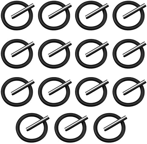 Dacitiery Lot de 30 goupilles et joints toriques de rechange, bague à chocs de 4 mm et goupilles à douille de 3 x 25 mm pour échafaudages à chocs de 1,27 cm pour clé à choc, nettoyeur haute pression