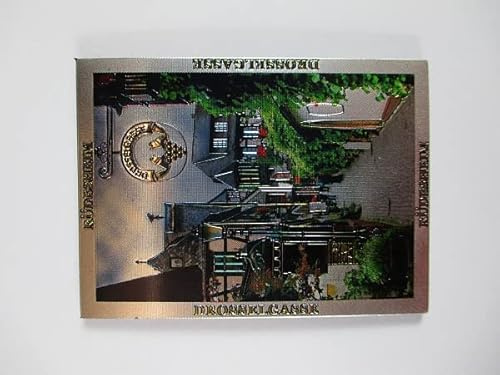 Rüdesheim Drosselgasse Premium Souvenir Magnet,Germany Deutschland,Laser Optik