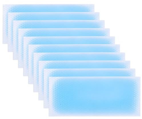 40 Stück kühlende Gel-Pflaster, sichere Stirnstreifen, Eisbeutel, Fieberreduzierer, lindern Kopfschmerzen, Zahnschmerzen, Müdigkeit, Sonnenstich für Babys, Kinder und Erwachsene