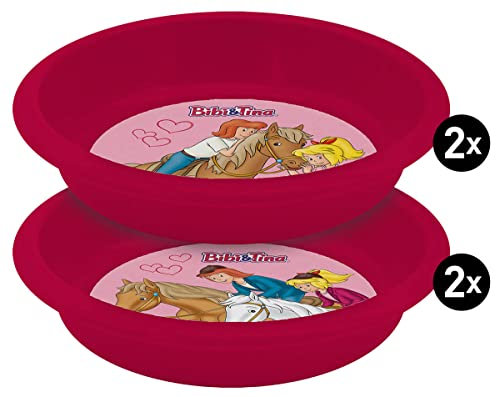 Müslischale Bibi & Tina mit Pferden 4er Set 300ml