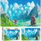 Puzzle 1000 Teile Howl's Moving Castle Puzzles Erwachsene Kinder Schwierigkeit Puzzle Fantasy Abenteuer Animation Puzzle Lernspiele Spielzeug Familie Dekoration,Papppuzzle（38x26cm）