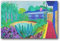 XCPORA David Hockney Poster Garten Gemälde David Hockney Wandkunst David Hockney Drucke David Hockney Bild für Home Wanddekor 50x70cmx1 Kein Rahmen