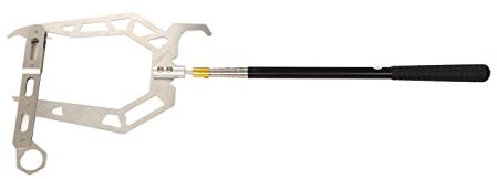 Stainless Steel Dock Hook,Mooring Rope Dock Hook,U Type Mooring Rope Threader for Ships Yachts Kayaks Docking Lanyards