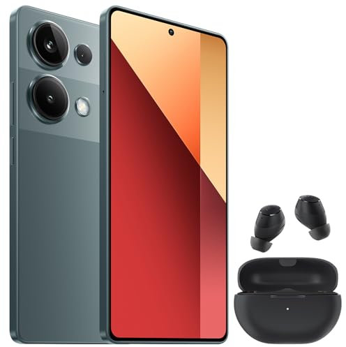 Xiaomi Redmi Note 13 Pro 4G Smartphone 12 + 512 Go (6,67 , espace de stockage 512 Go, appareil photo 200 MP), vert forêt, écouteurs inclus