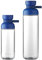Mepal Trinkflaschen Vita - Wasserflaschen Duo Pack - Flaschen für Uni, Arbeit, Fitness, Outdoor, Job - Stoßfest, Auslaufsicher - BPA-frei & Spülmaschinenfest - 500 & 900 ml - Vivid Blue