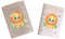 Protège carnet de santé personnalisé, idée cadeau personnalisable bébé, cadeau naissance original, Couverture Lion Jungle - CL0009b (Nacré Rose)
