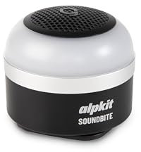 Alpkit Soundbite Rechargeable Bluetooth Speaker Camping Lantern | Outdoor Camping Light, Up to 24 Hours Music Playback, 180 lm, up to 105 hours of lamp battery life