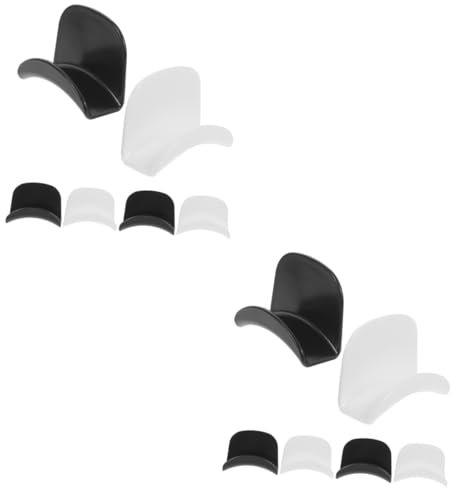 Angoily 12 Stück Kopfhörerständer Aus Kunststoff Headset Halterung Wandhalterung Headset Haken Headset Aufhänger Aufbewahrungsregale Wandhalterung Headset Halter Kopfhörer
