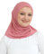 Prien Sport Kopftuch Für Damen, Muslimische Hijab Kleider, Weicher Schal Für Frauen, Muslim Kleid Set, Abaya Gebetskleidung, Islamische Kopftücher Kleidung Für Ramadan (Altrosa)