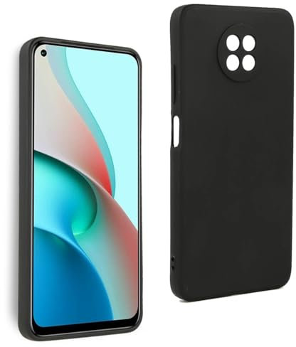 Funda Carcasa para XIAOMI REDMI Note 9 5G - Note 9T 5G, Anti-Deslizante Negra, Elegante y Ligera, TPU Flexible Premium
