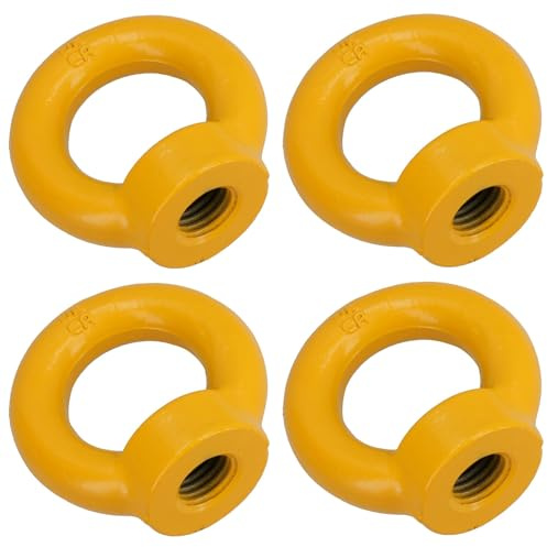 16mm Metric High Tensile Lifting Eyenut Eye Nut Fastener 4.0 Ton Capacity 4pc