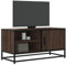 LAPOOH TV-Schrank Eichen-Optik 80x34,5x40 cm Holzwerkstoff und Metall, TV Lowboard, Fernsehschrank, Fernsehtisch, Fernseher Schrank, TV Sideboard, TV Board, TV Cabinet, TV Bank, TV Kommode - 848823