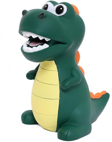 Dino Spardose, Dinosaurier Spardose, Bruchsichere Spardosen, Sparschwein im Dinosaurier-Look, Geeignet für Geburtstagsgeschenke