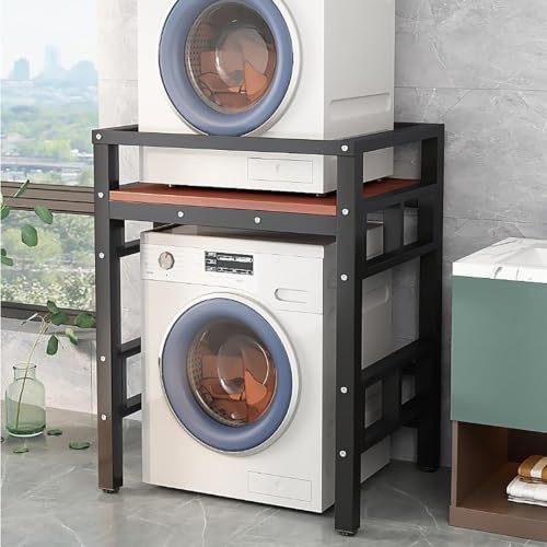 Waschmaschine Trockner Schrank,Trommel-Waschmaschinen-Bodenregal,Lagerregal Über Der,Waschmaschine,Waschmaschinenüberbau,Freistehend Über Dem Waschmaschinen-Organizer-Regal,Für Badezimmer Waschküche(B